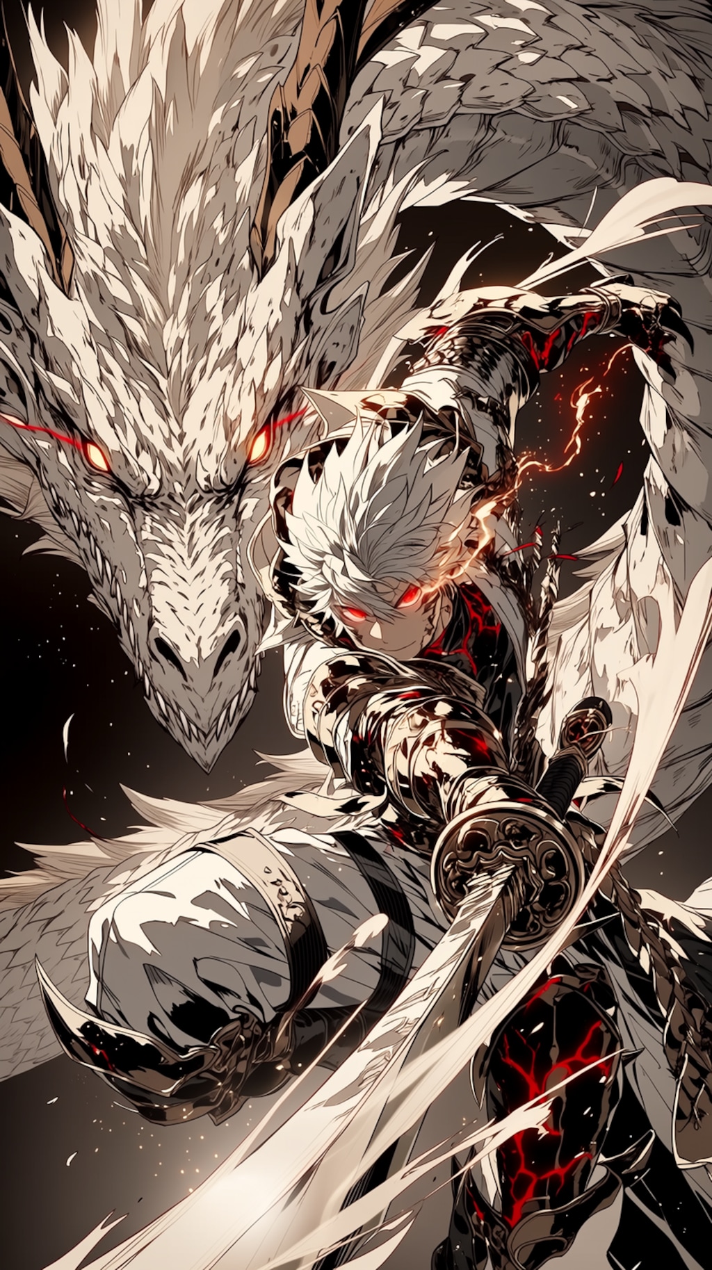 White Dragon Incarnate — The Arm Awakens 白龍をその身に宿す者 — 龍腕、覚醒
