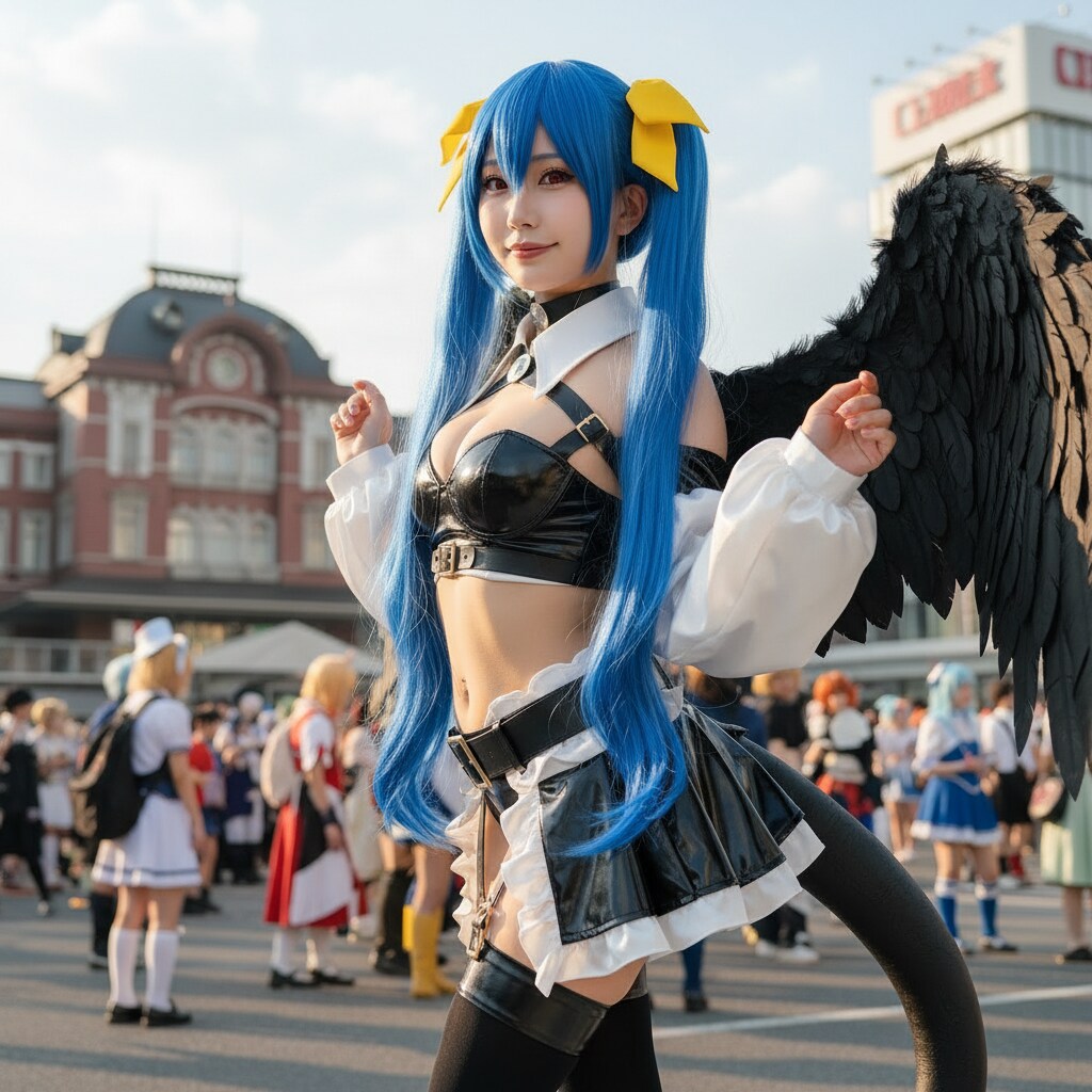 青ツイさん。コスプレ