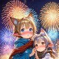 12枚）雪と花火 11枚目