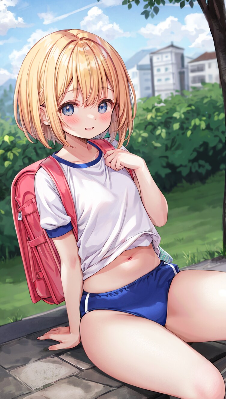 ぶるまとおへそとおまけでランドセル♪