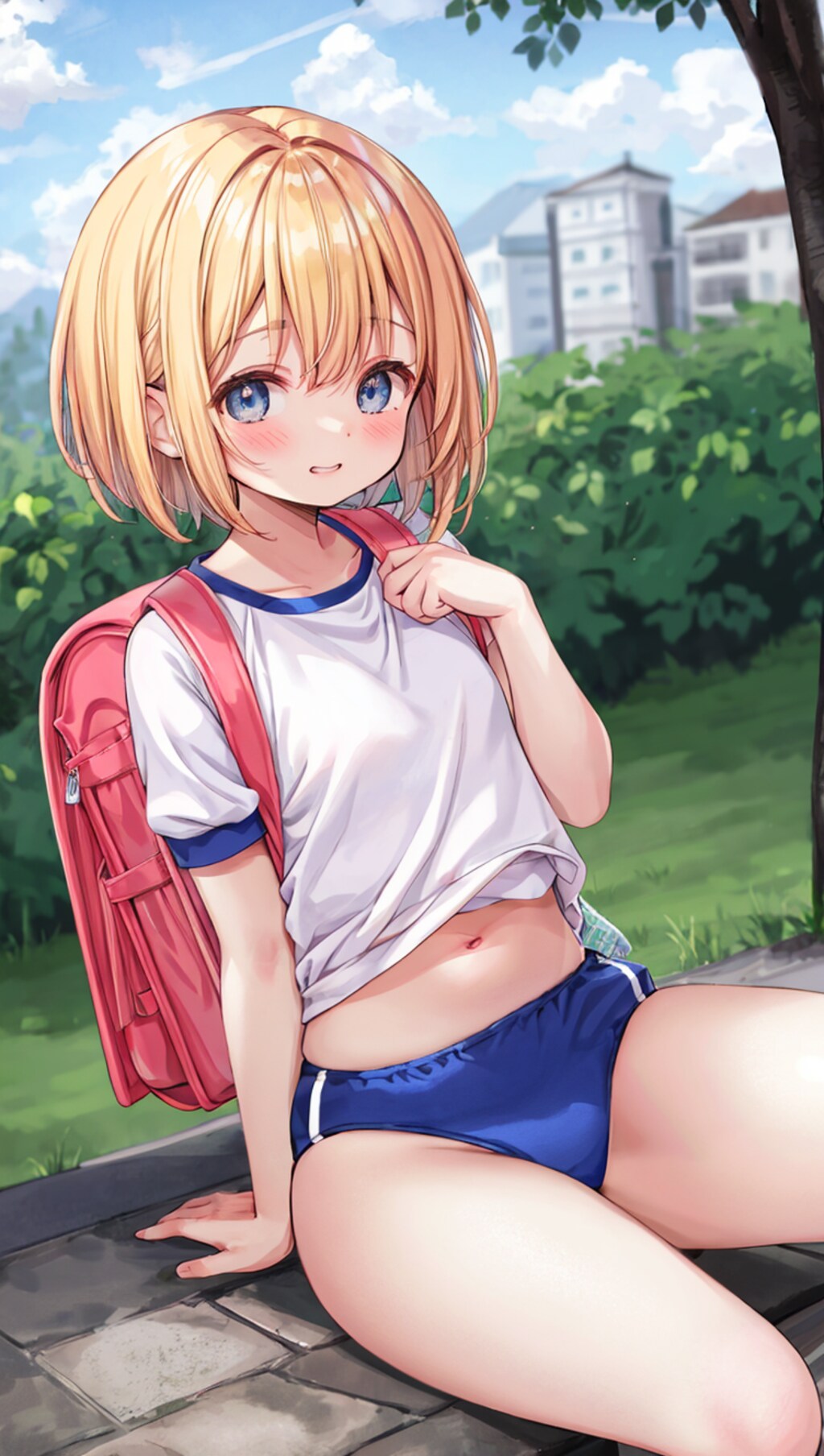 ぶるまとおへそとおまけでランドセル♪