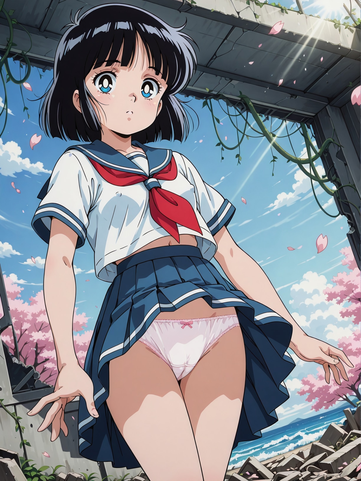 セーラー服の少女