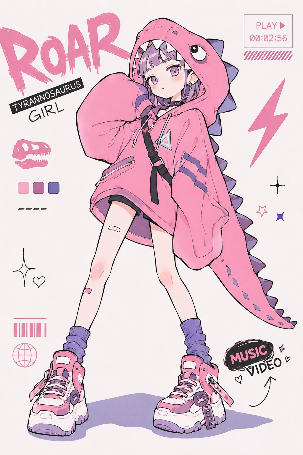 ティラノサウルスガールちゃん