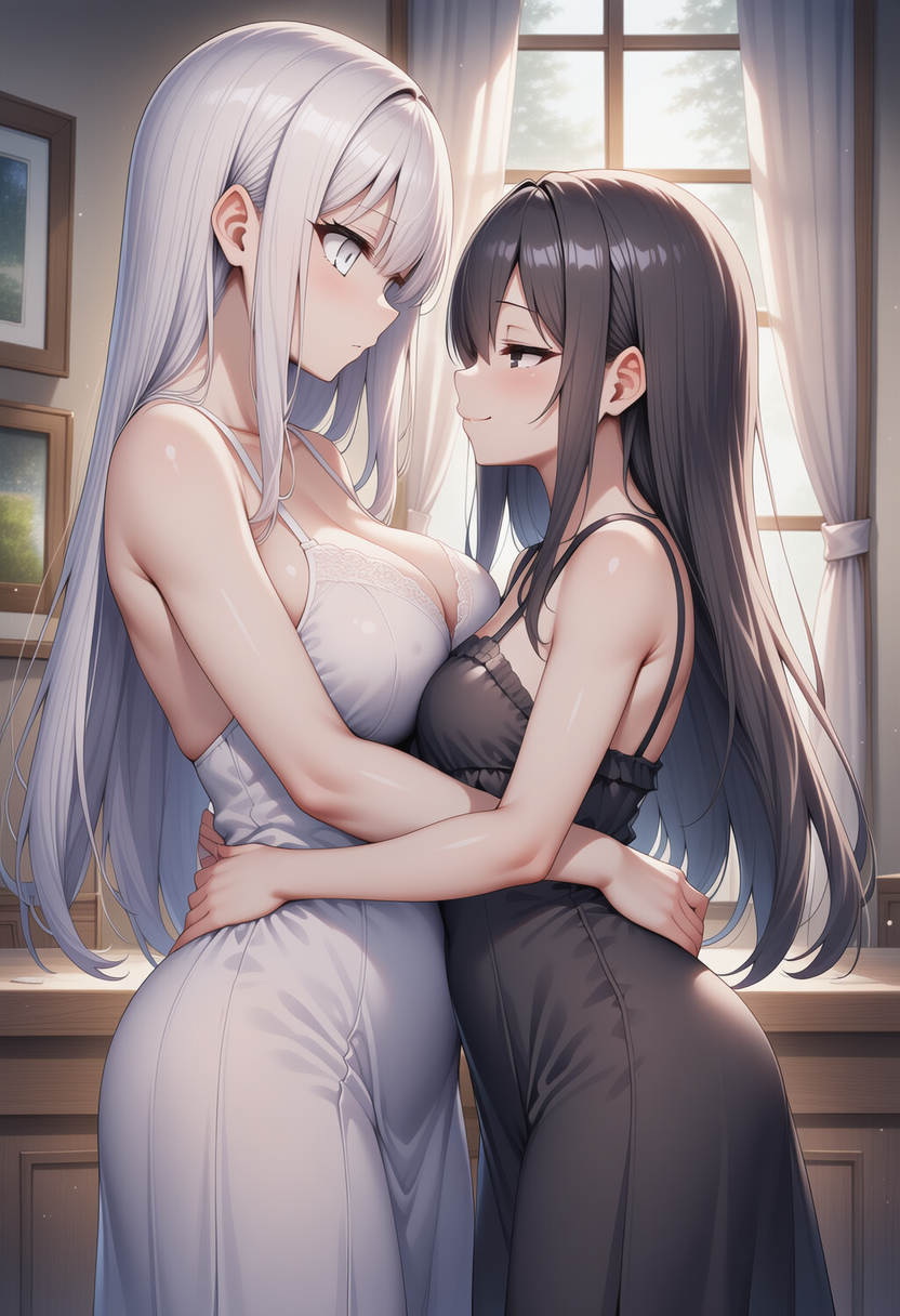 「またあなたは抱き着いてきて…」 「あなたも抱き返してくれるじゃない♪そんな表情してても嬉しいんでしょ？」
