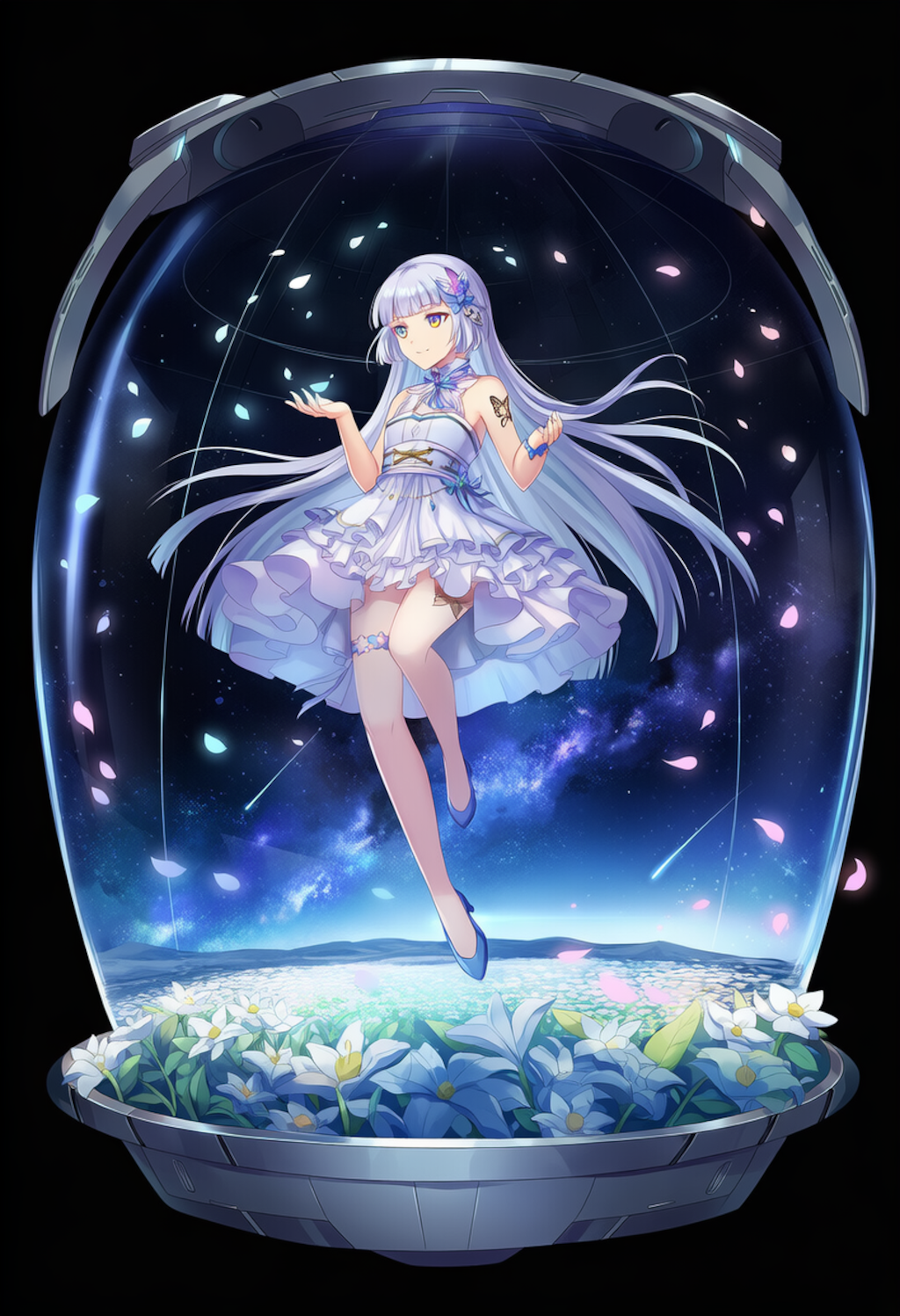 inside a spaceship garden