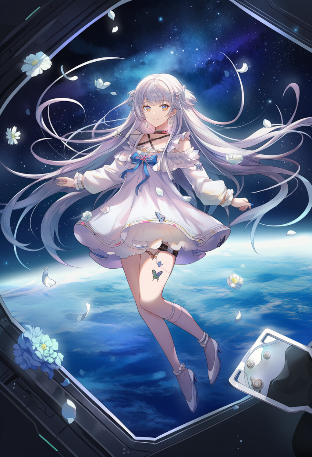 inside a spaceship garden