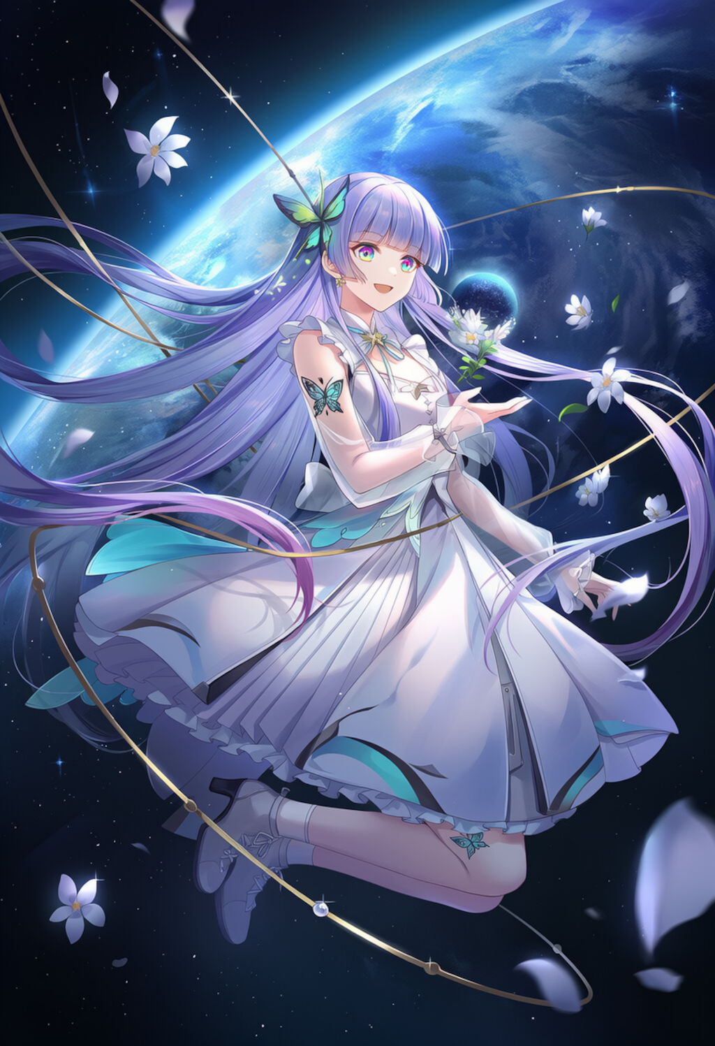 inside a spaceship garden