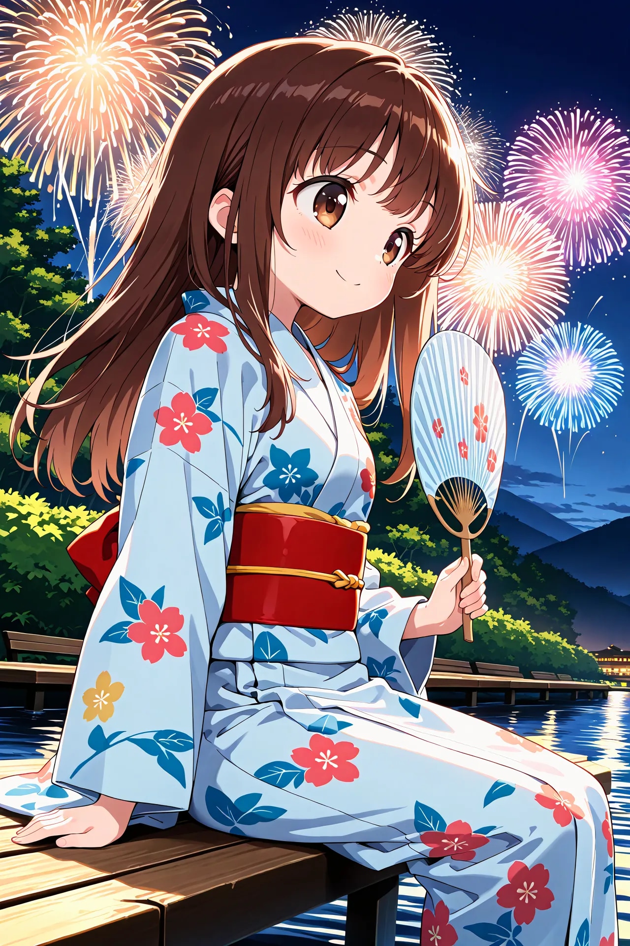 夏祭りのかえでちゃん