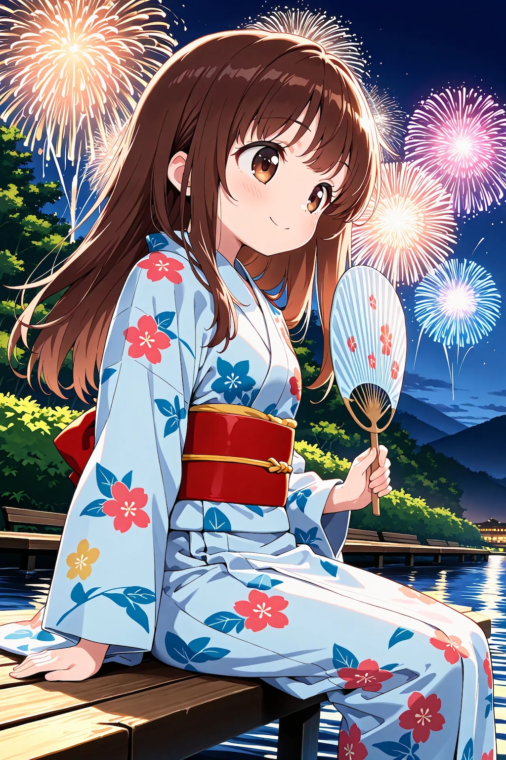 夏祭りのかえでちゃん