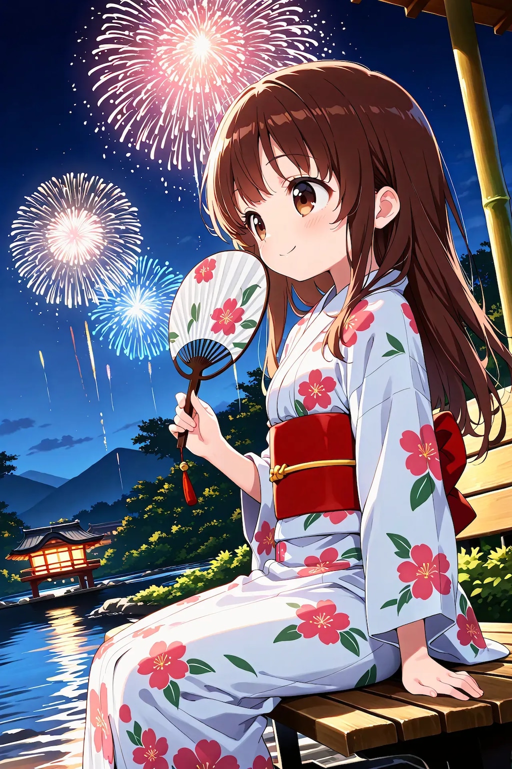 夏祭りのかえでちゃん