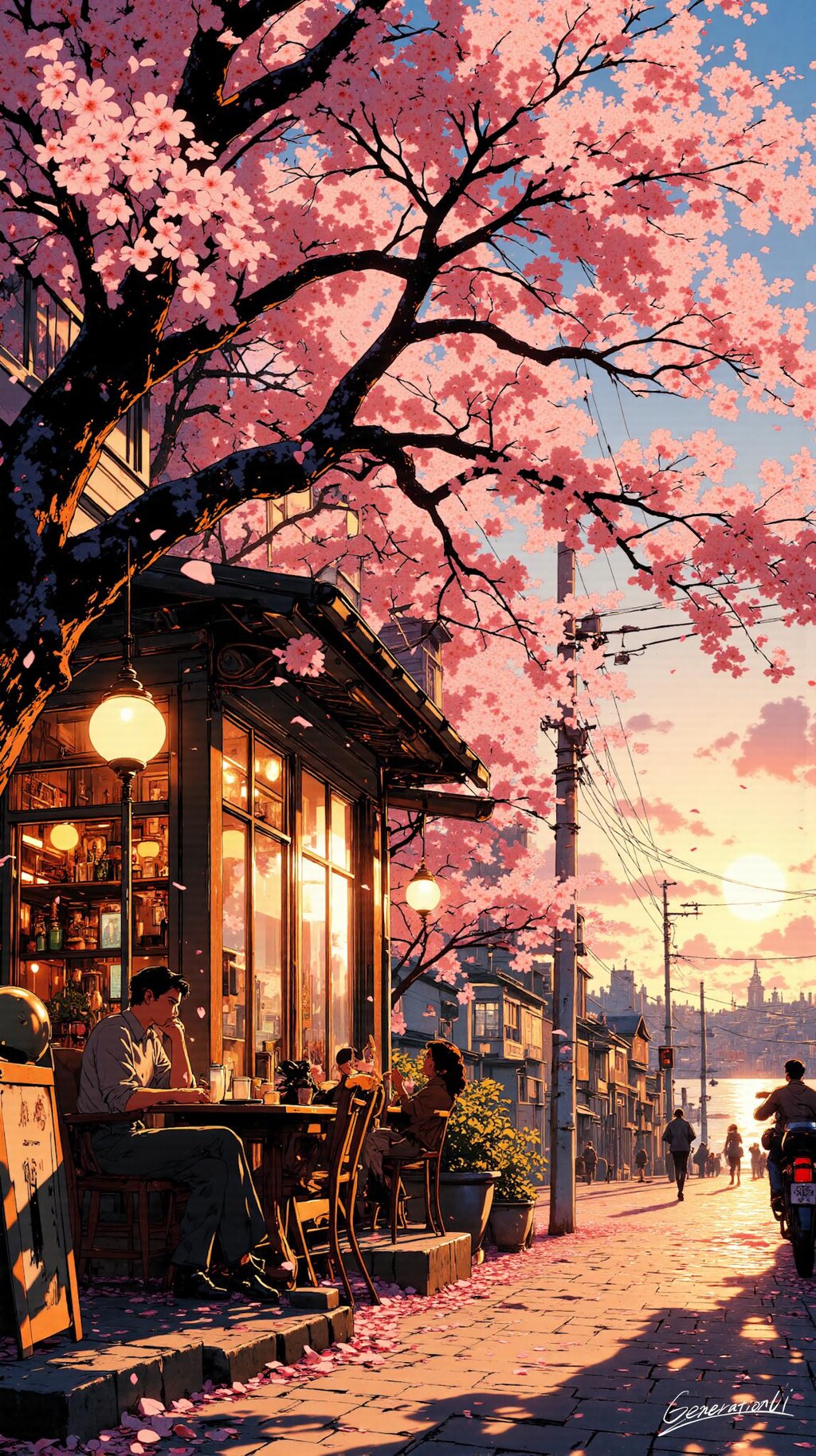 ノスタルジック春の風景[３]／スマホ壁紙アーカイブ