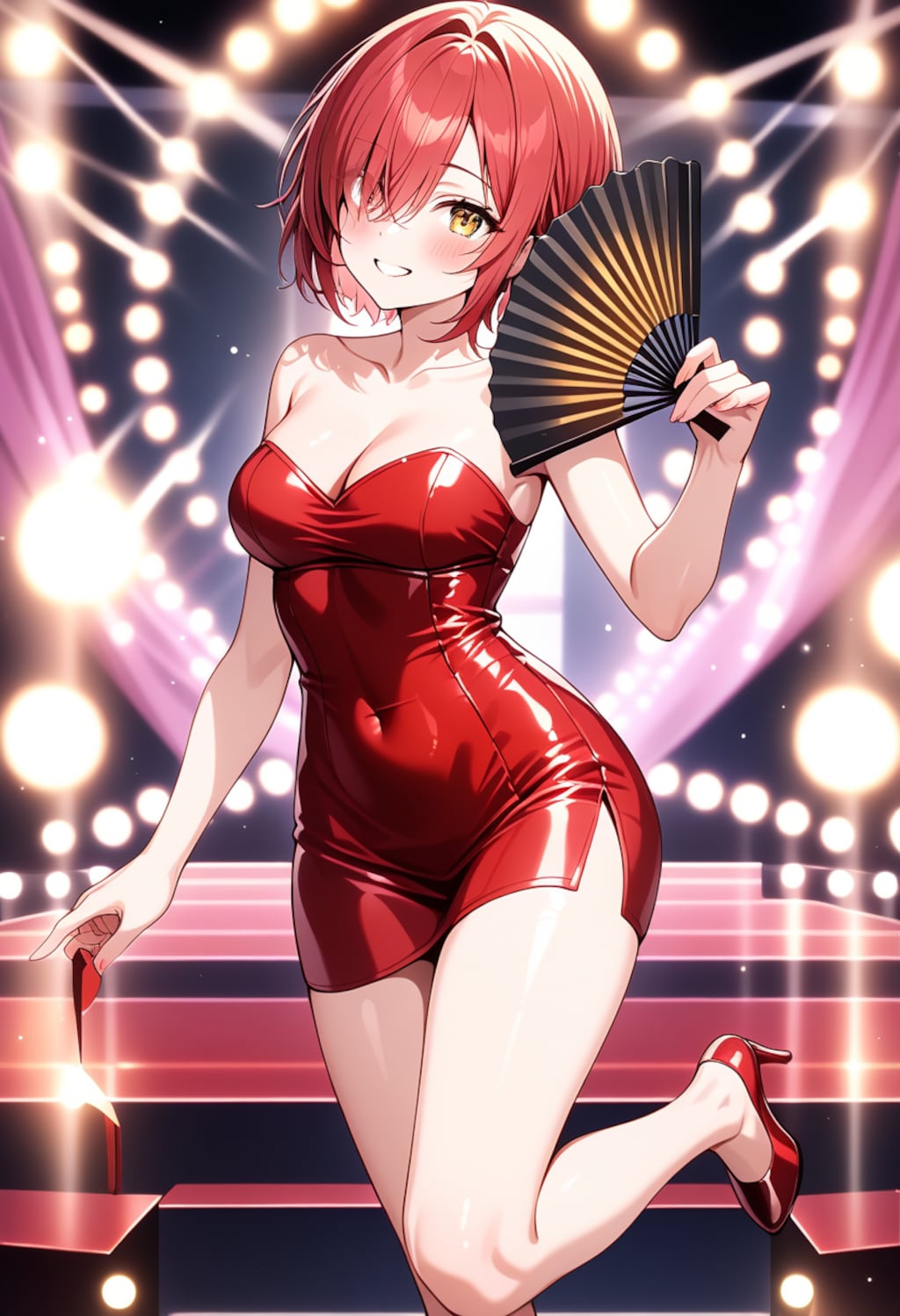 ディスコで踊る