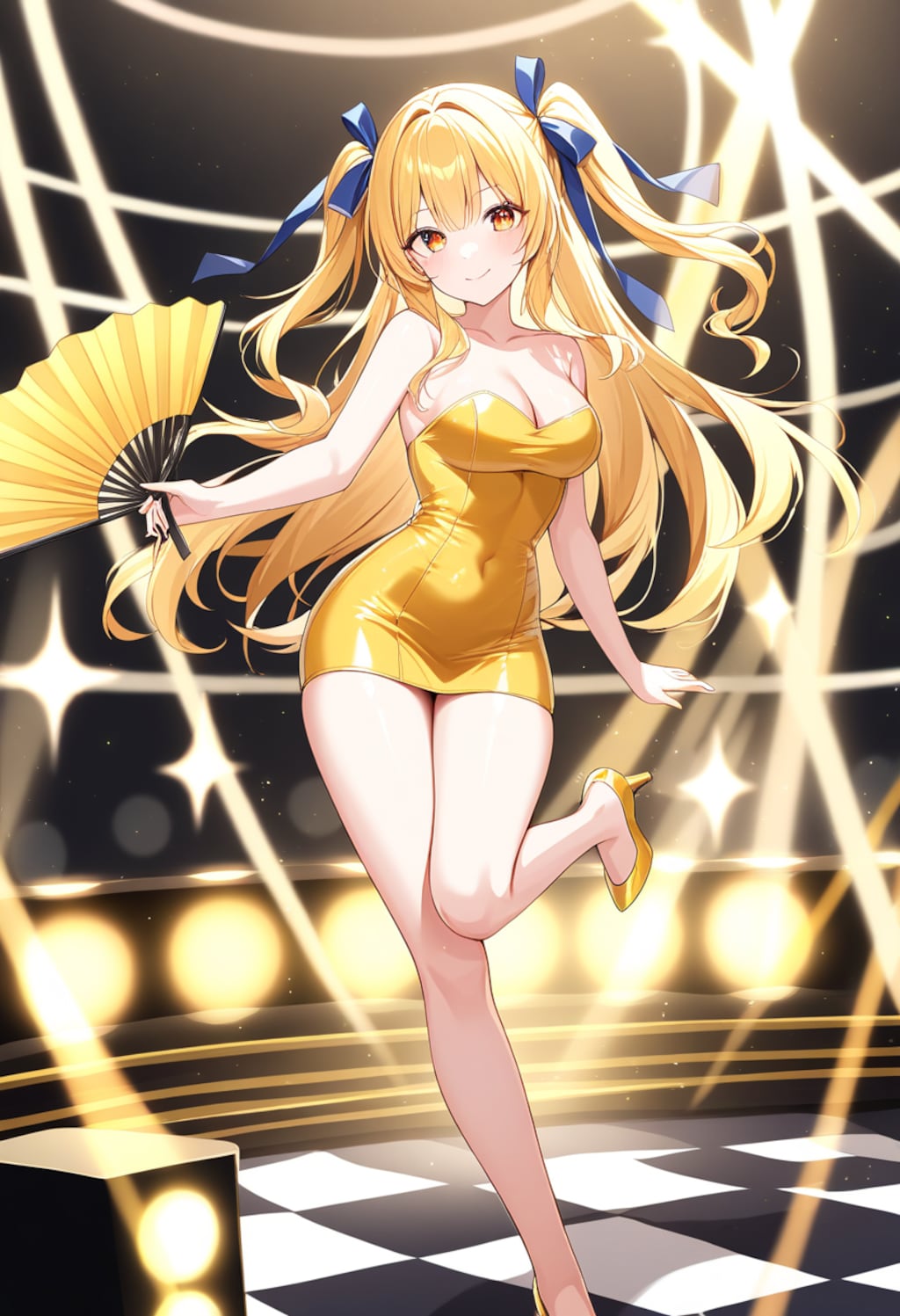 ディスコで踊る