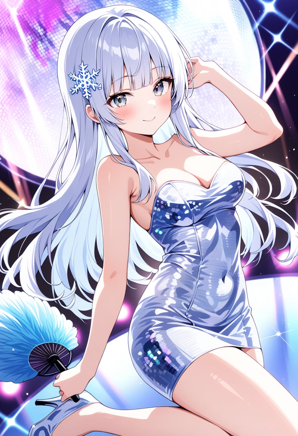 ディスコで踊る