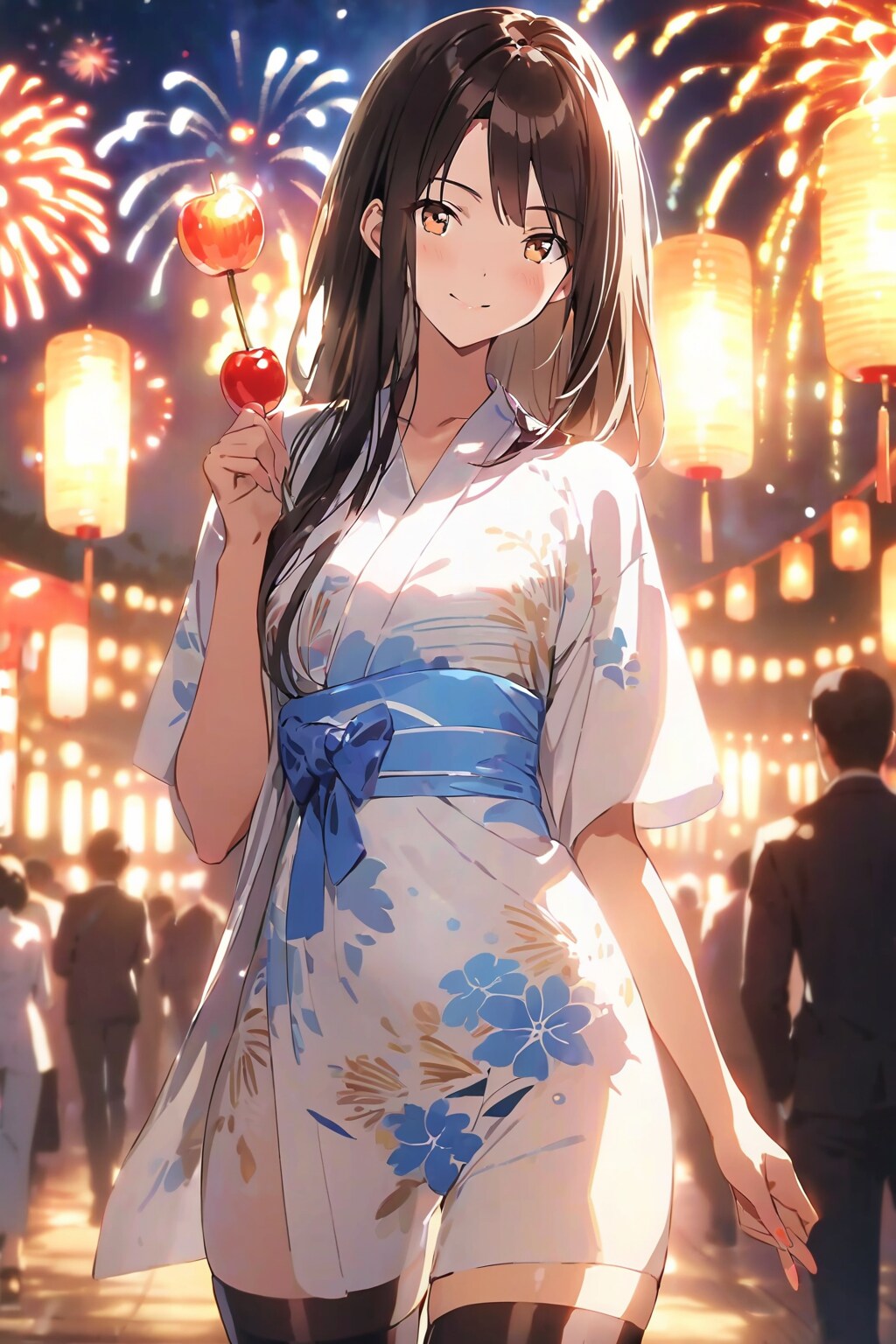 夏祭りニーハイ