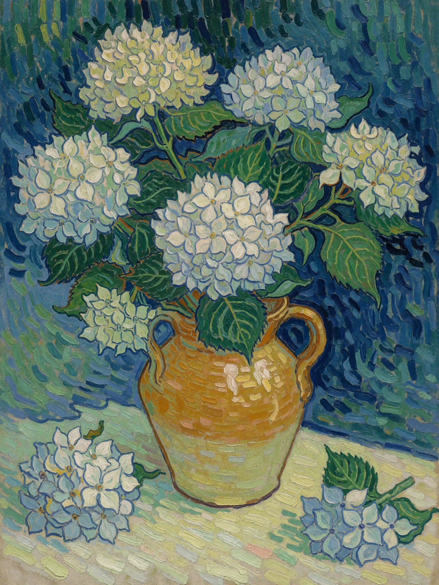ゴッホの紫陽花