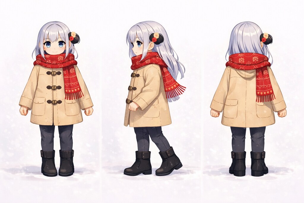 手のぬくもり、冬の水平線