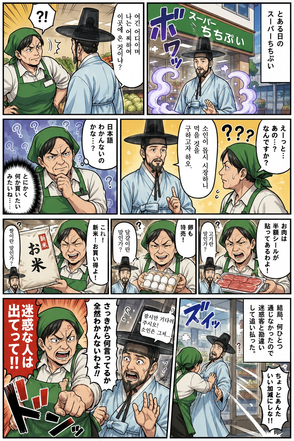 韓服の対処法