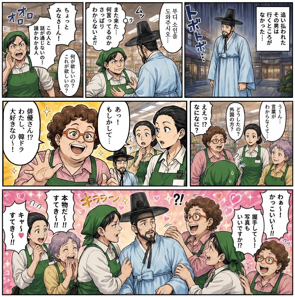 韓服の対処法