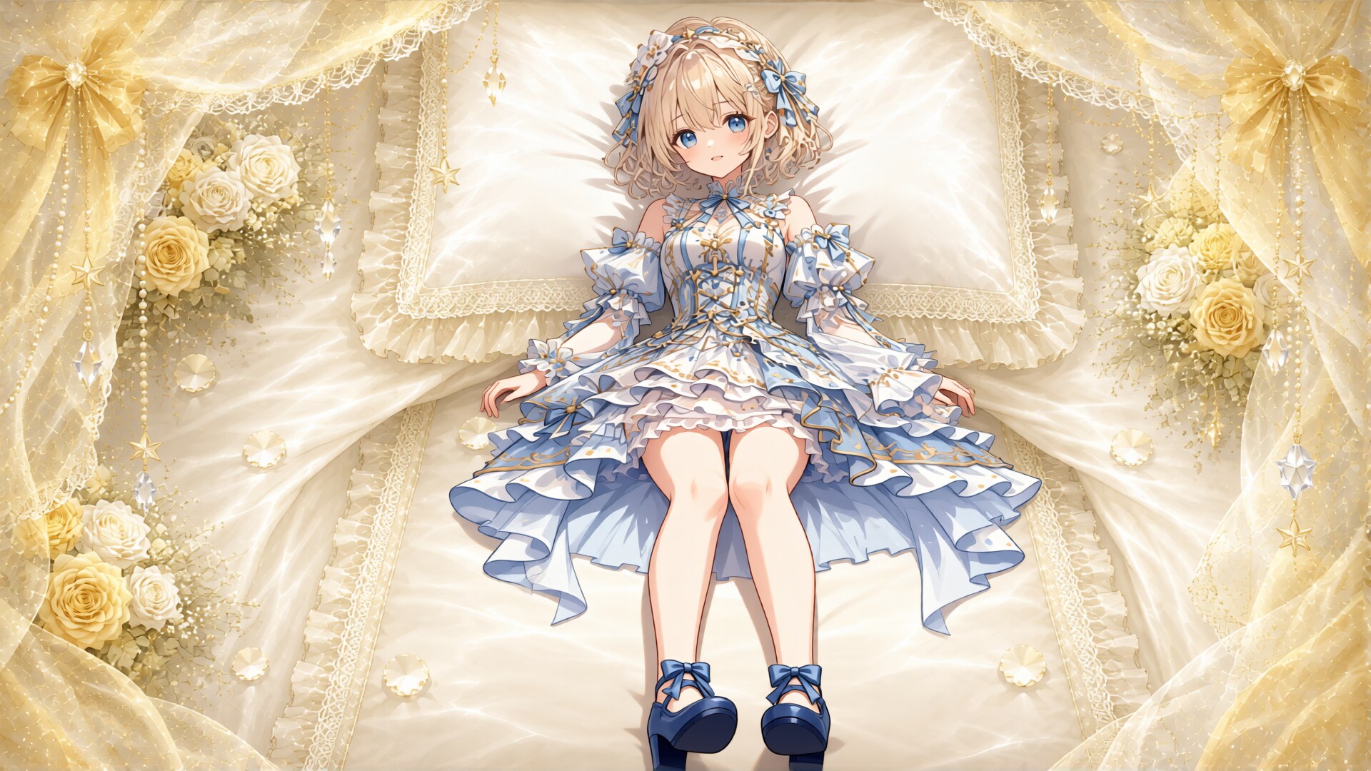 金髪少女とドレス　その12-1