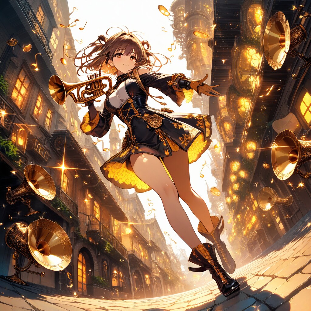 音楽の街 | の人気AIイラスト・グラビア