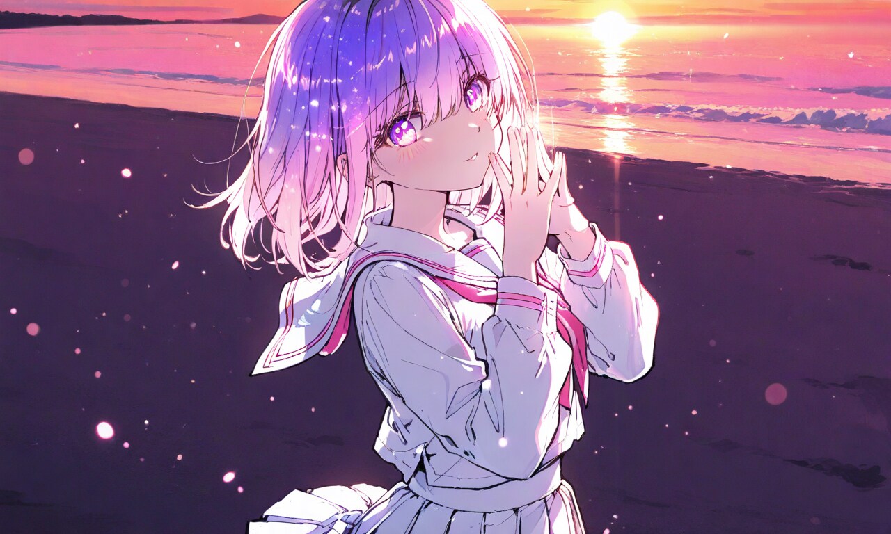 💜*.ﾟ+ | の人気AIイラスト・グラビア