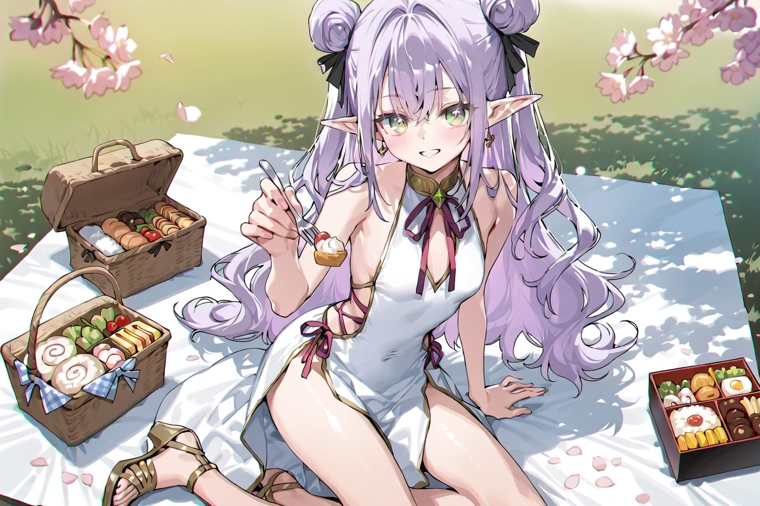 エルフなLILACちゃんとピクニック。※別衣装ver