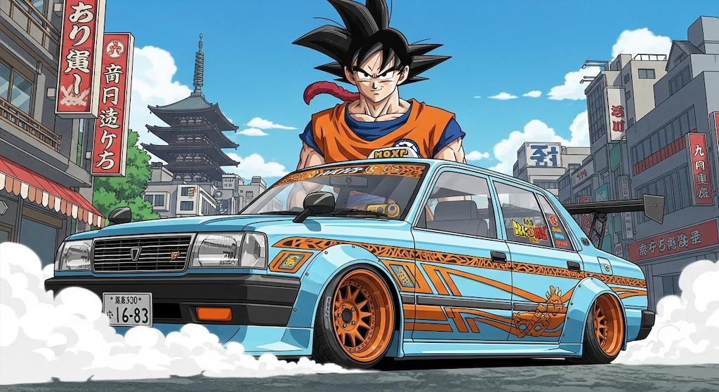 孫悟空とコンフォートセダンタクシー