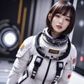 AIが作る女性宇宙服 7枚目