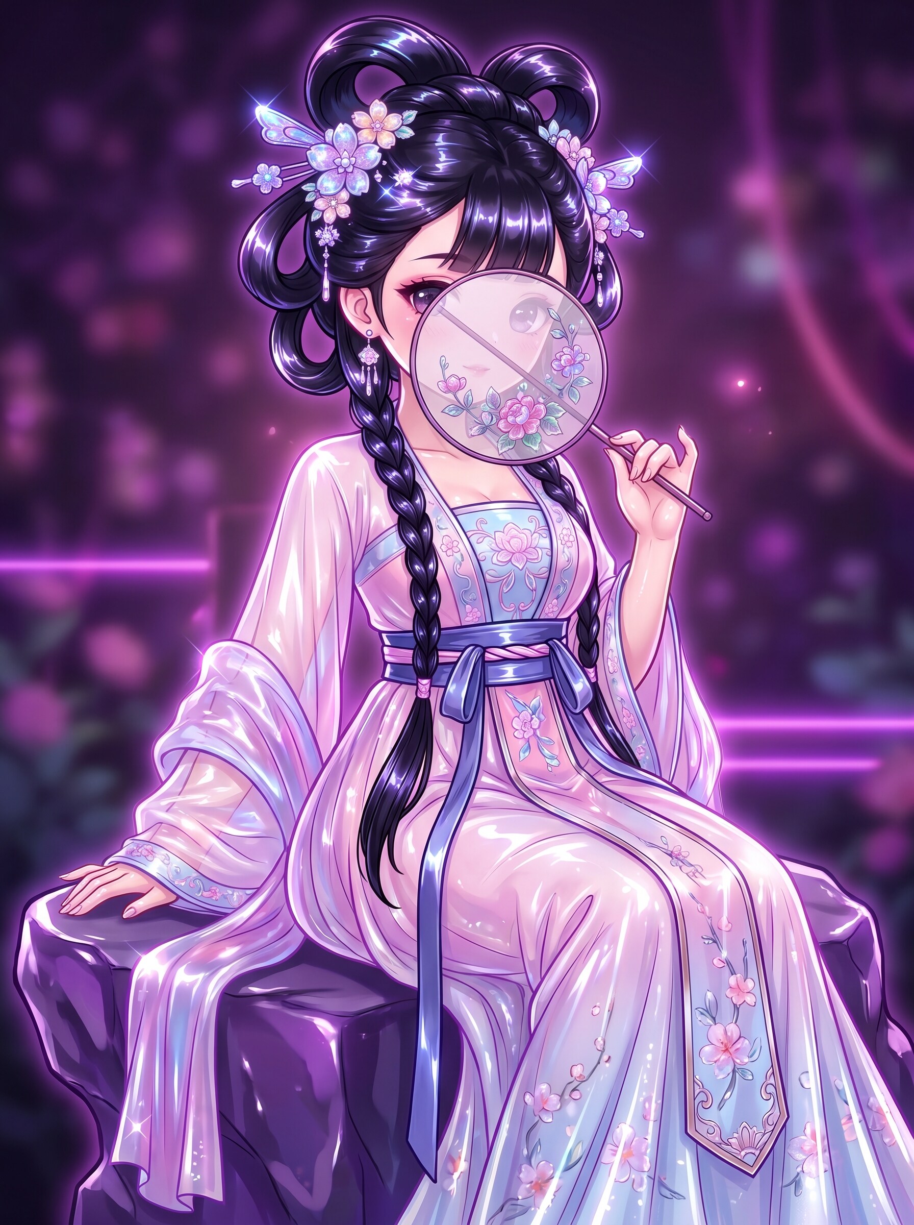 花蝶幽夢の薄絹