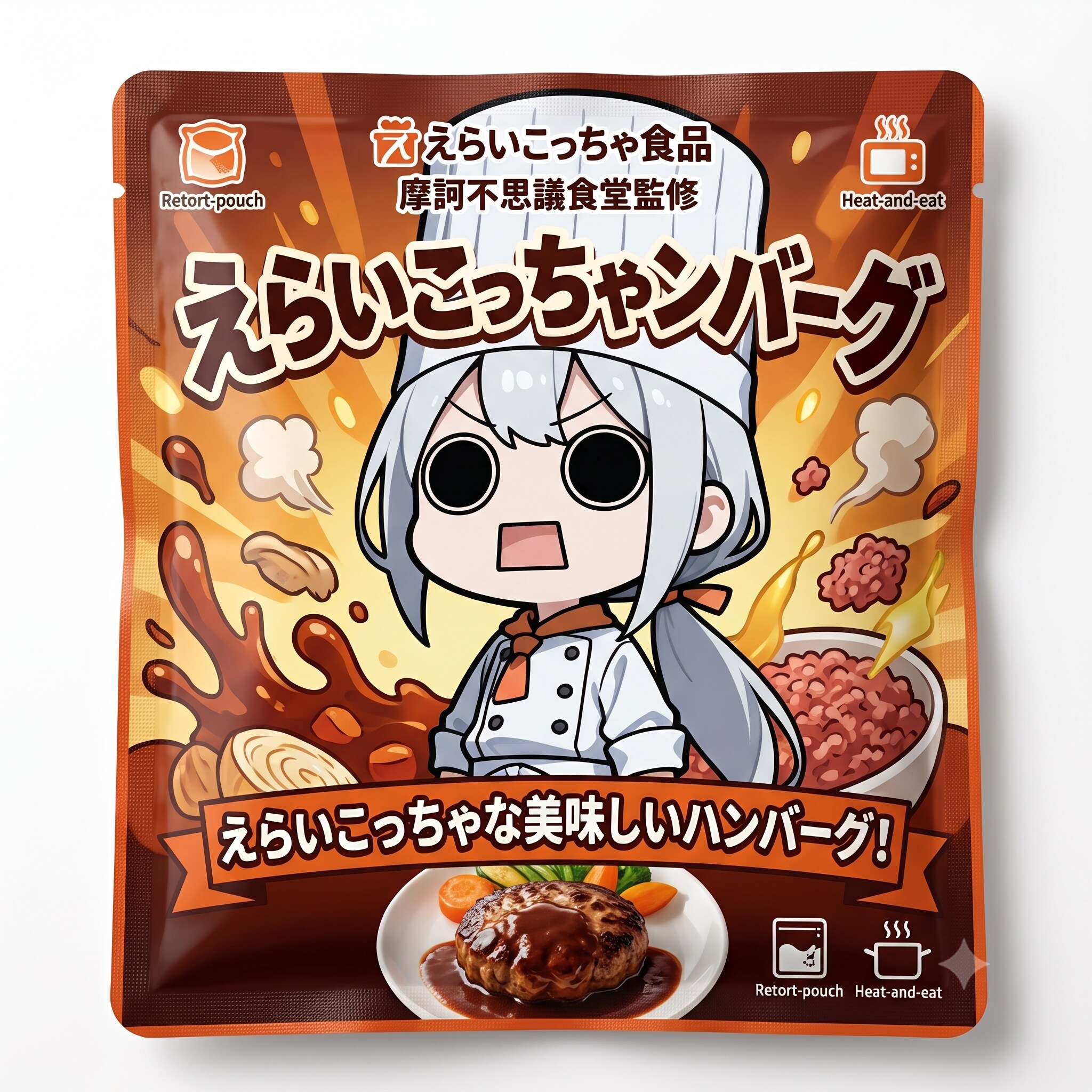 えらいこっちゃンバーグ | の人気AIイラスト・グラビア