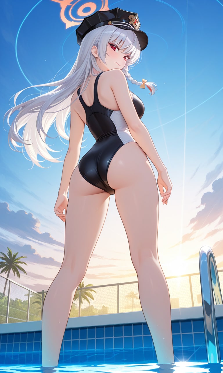 ハルナ　競泳水着3