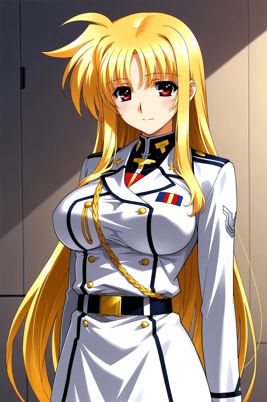 フェイト➡　軍服はきついね