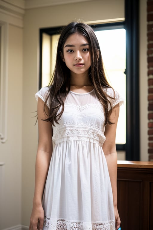 白いdress