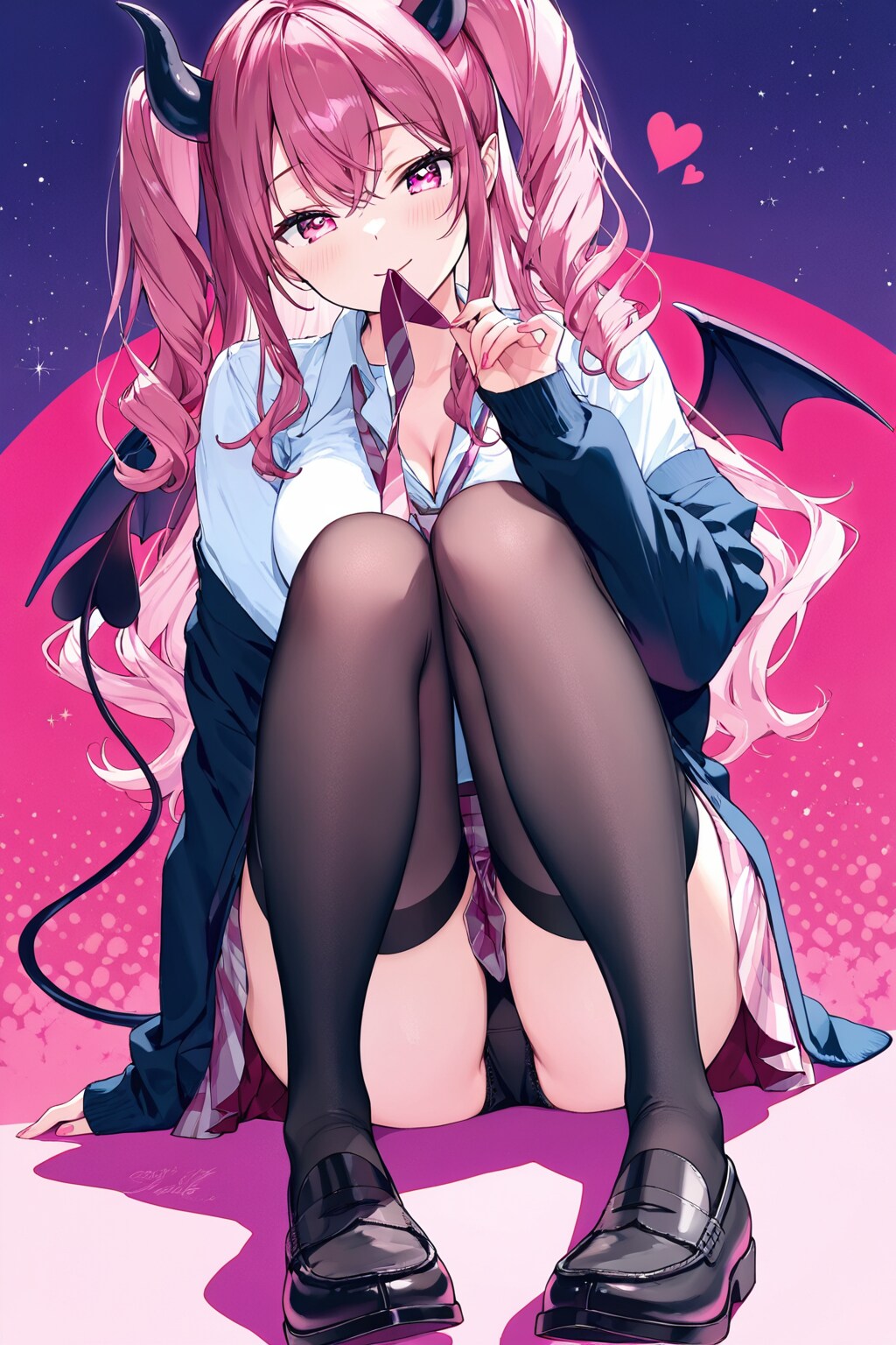 サキュバスと制服