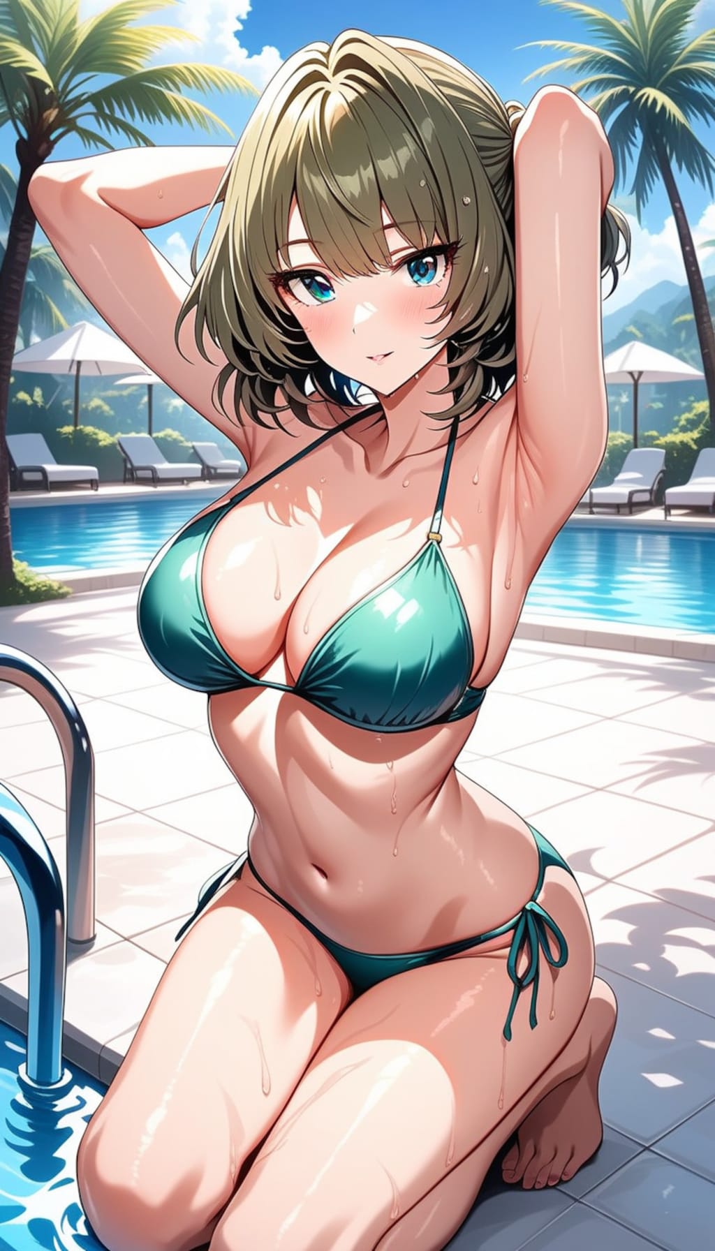 緑ビキニ