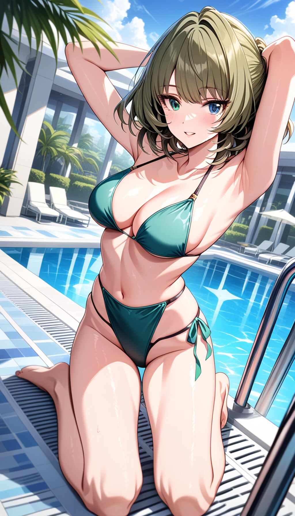緑ビキニ