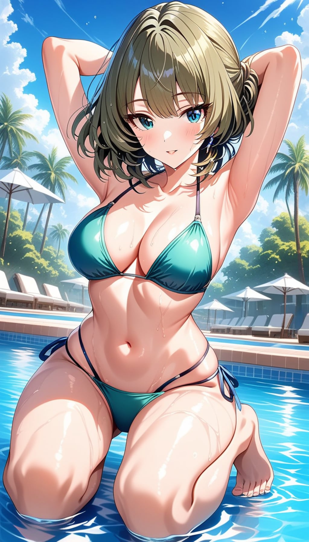 緑ビキニ