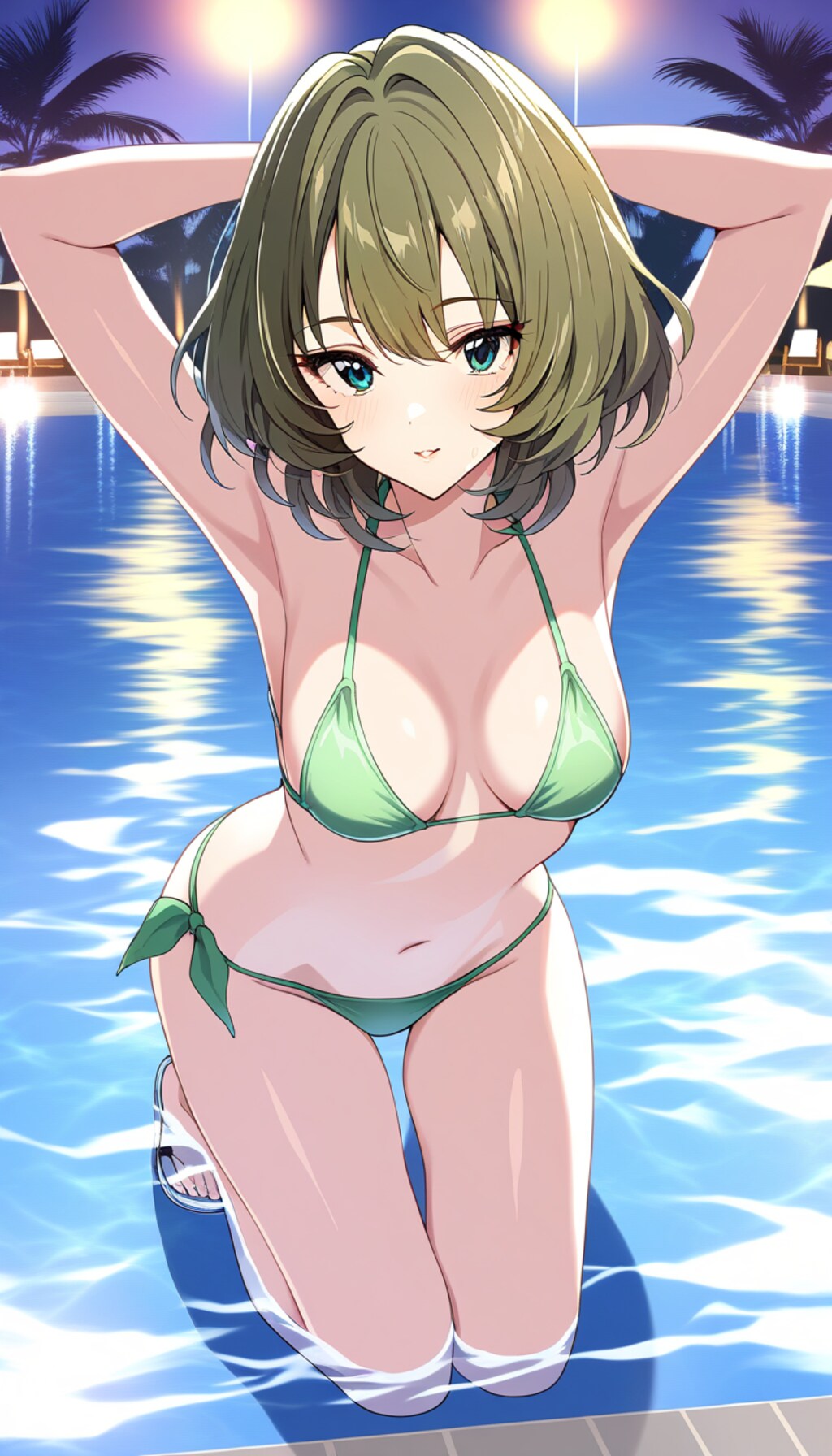 緑ビキニ