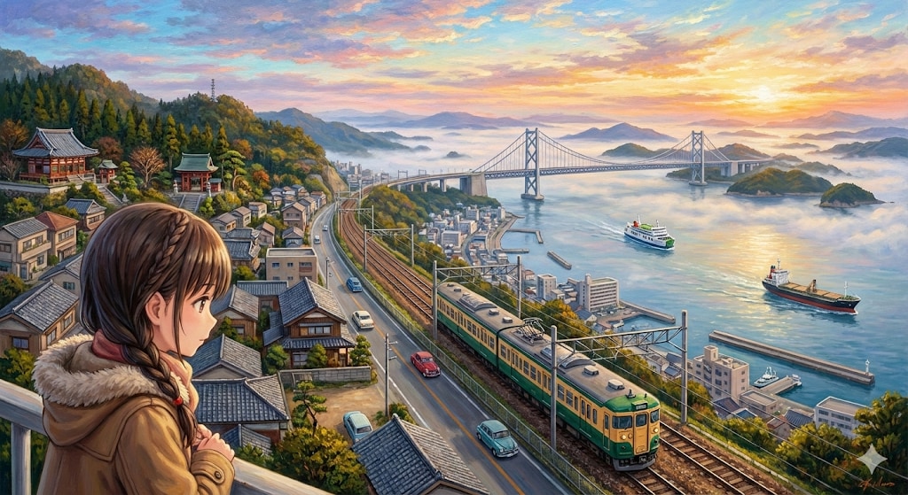 海の見える街40 | の人気AIイラスト・グラビア