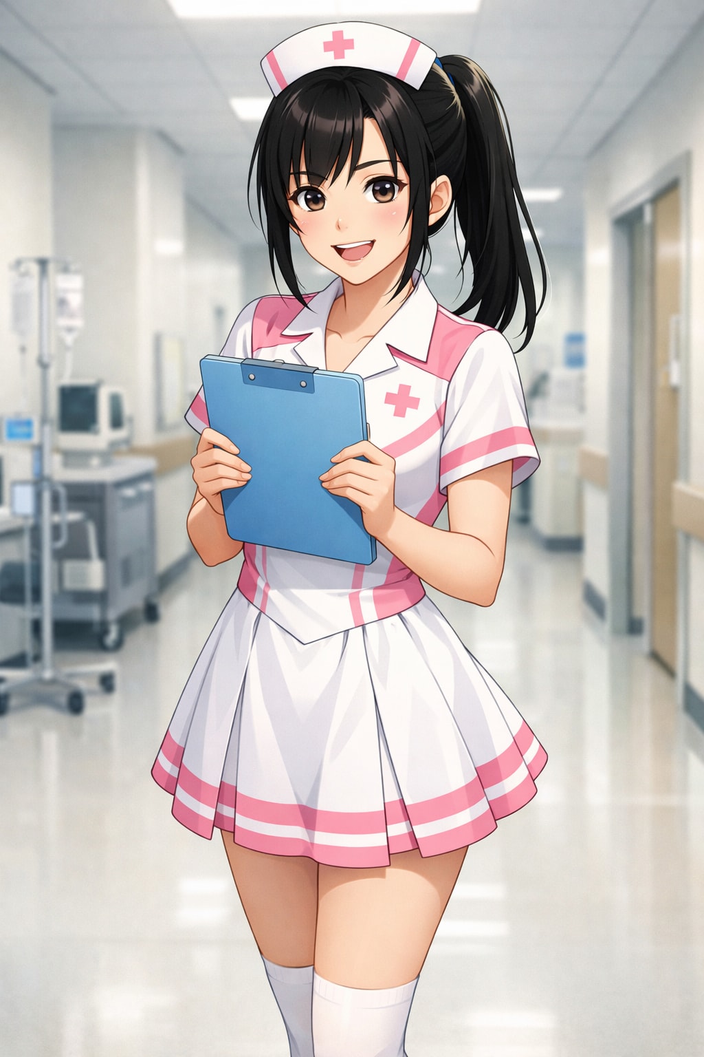 熱そうなナースさん