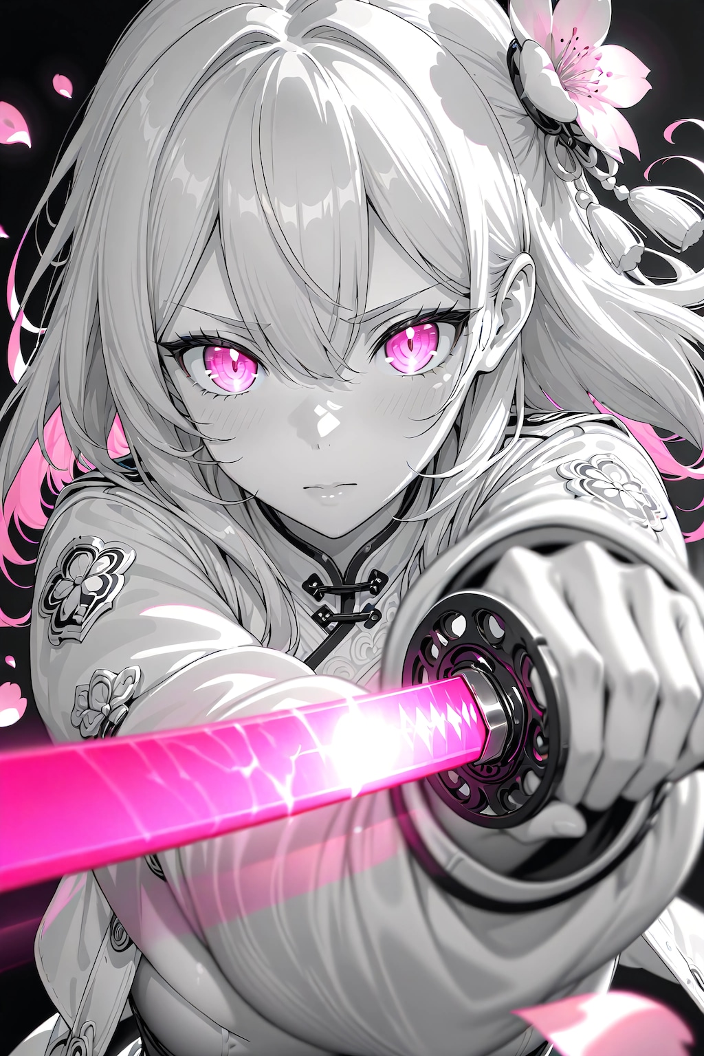 Pink Blade of the Sakura Wind