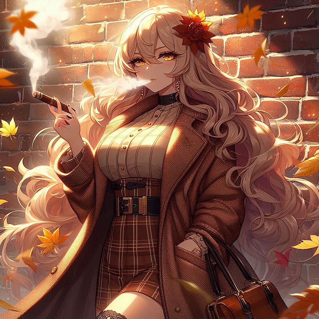 秋コーデのエリザベス | の人気AIイラスト・グラビア