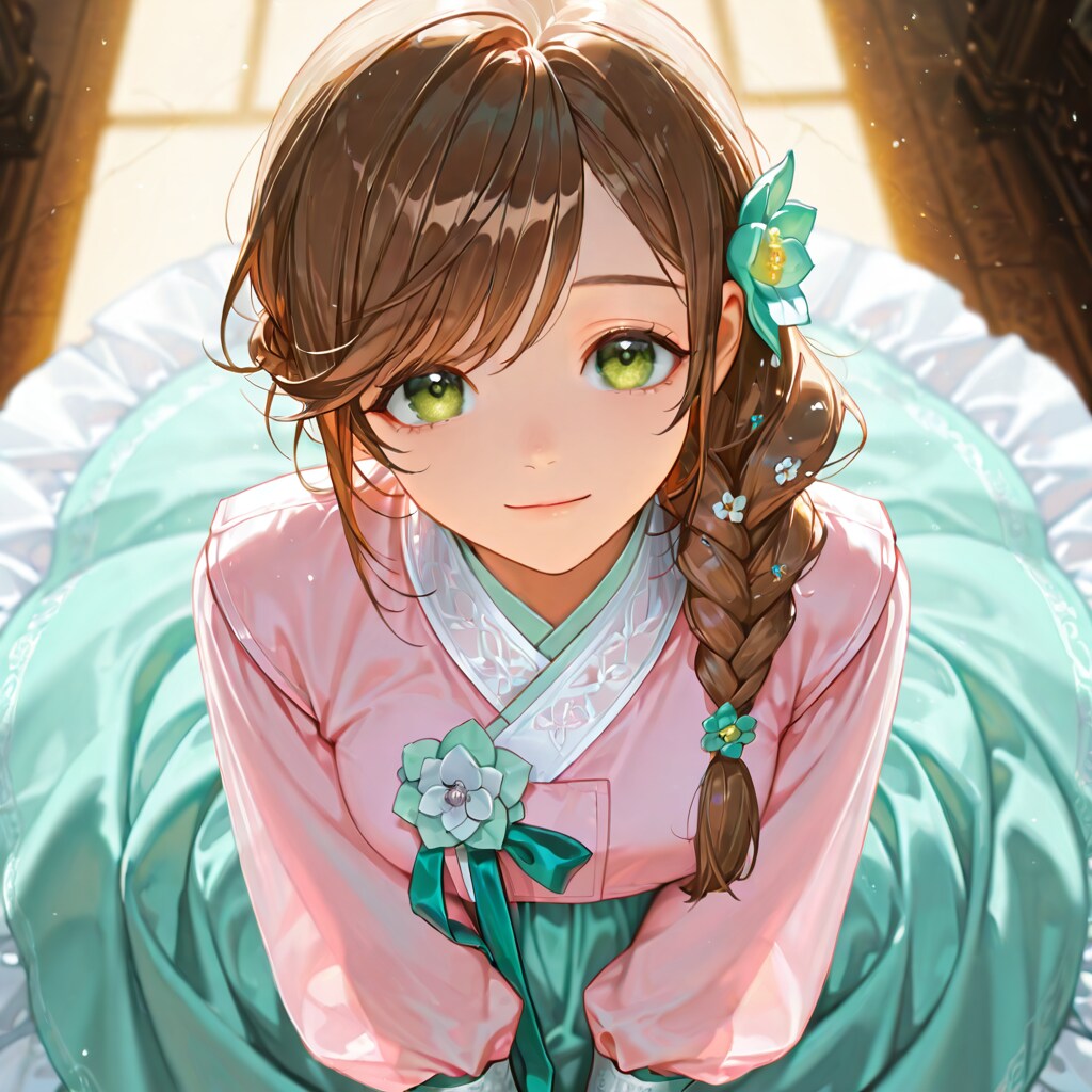 パステルな韓服