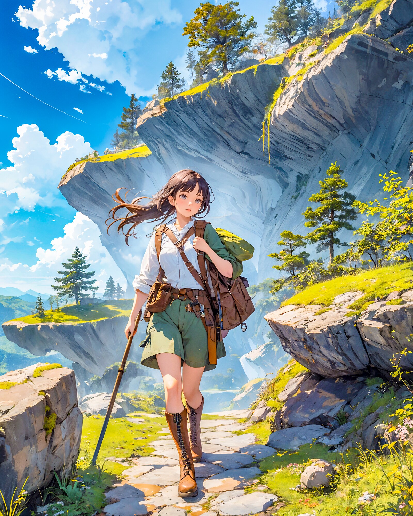 夏底の旅人 | の人気AIイラスト・グラビア