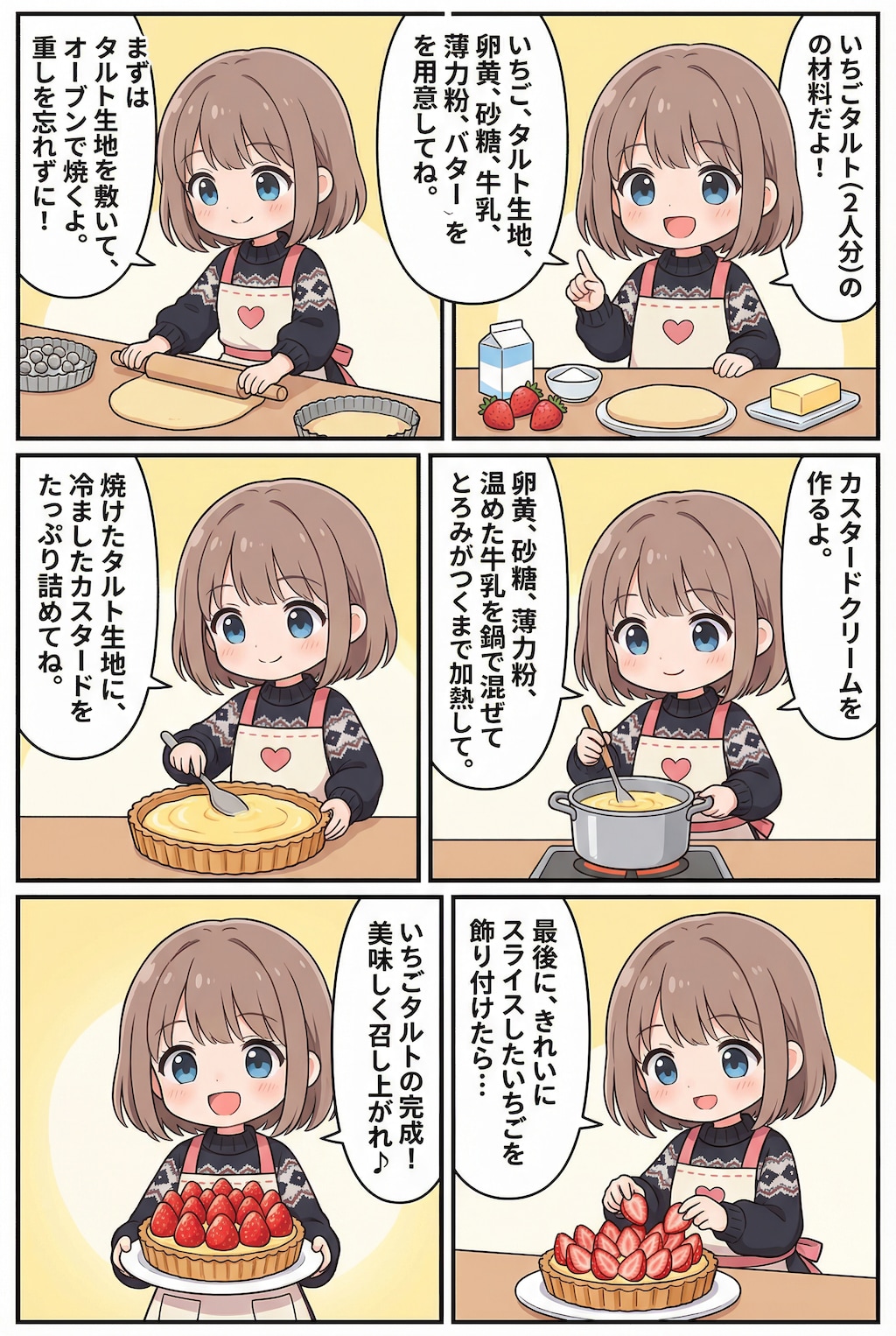 いちごタルト