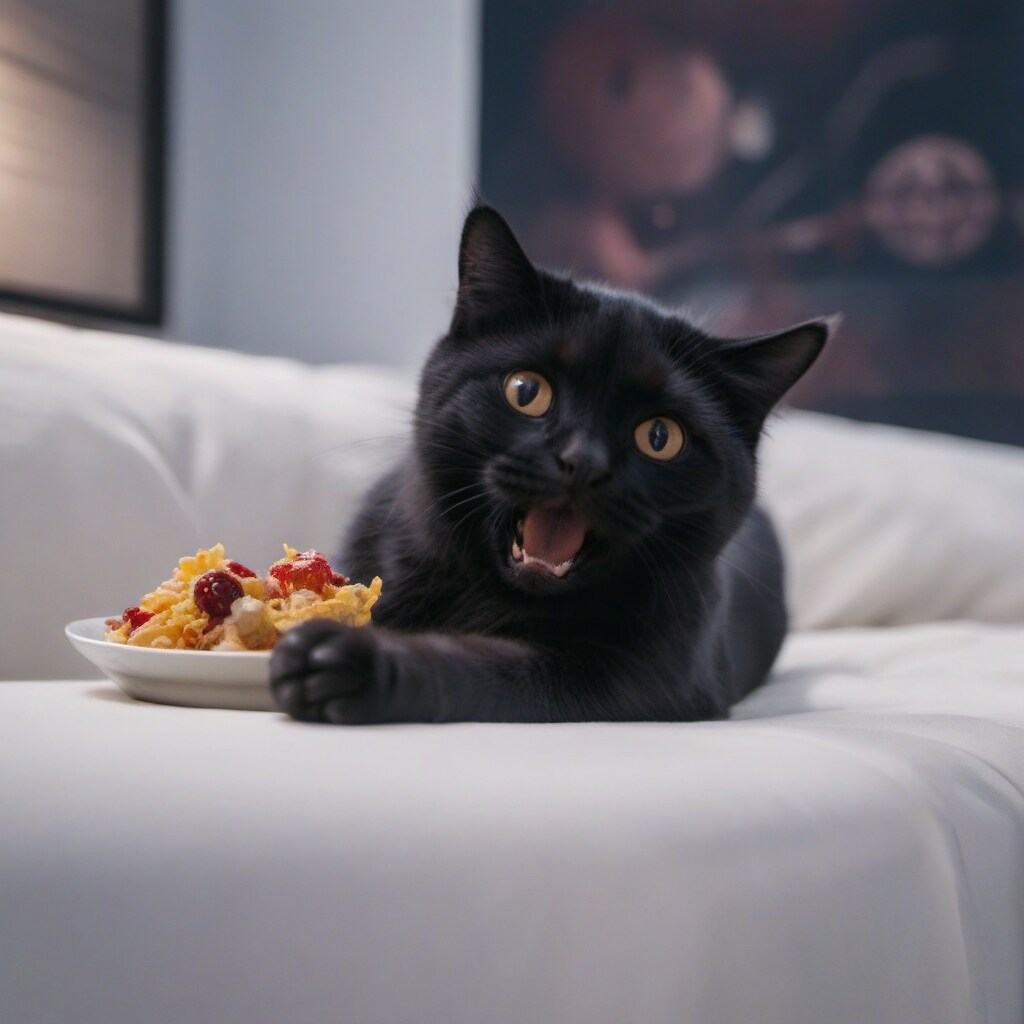 黒猫の一日　ストーリーフォト