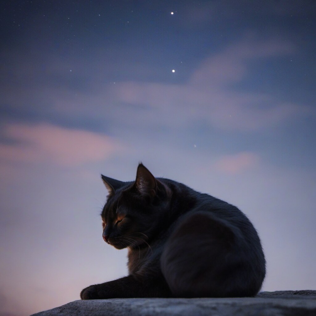 黒猫の一日　ストーリーフォト