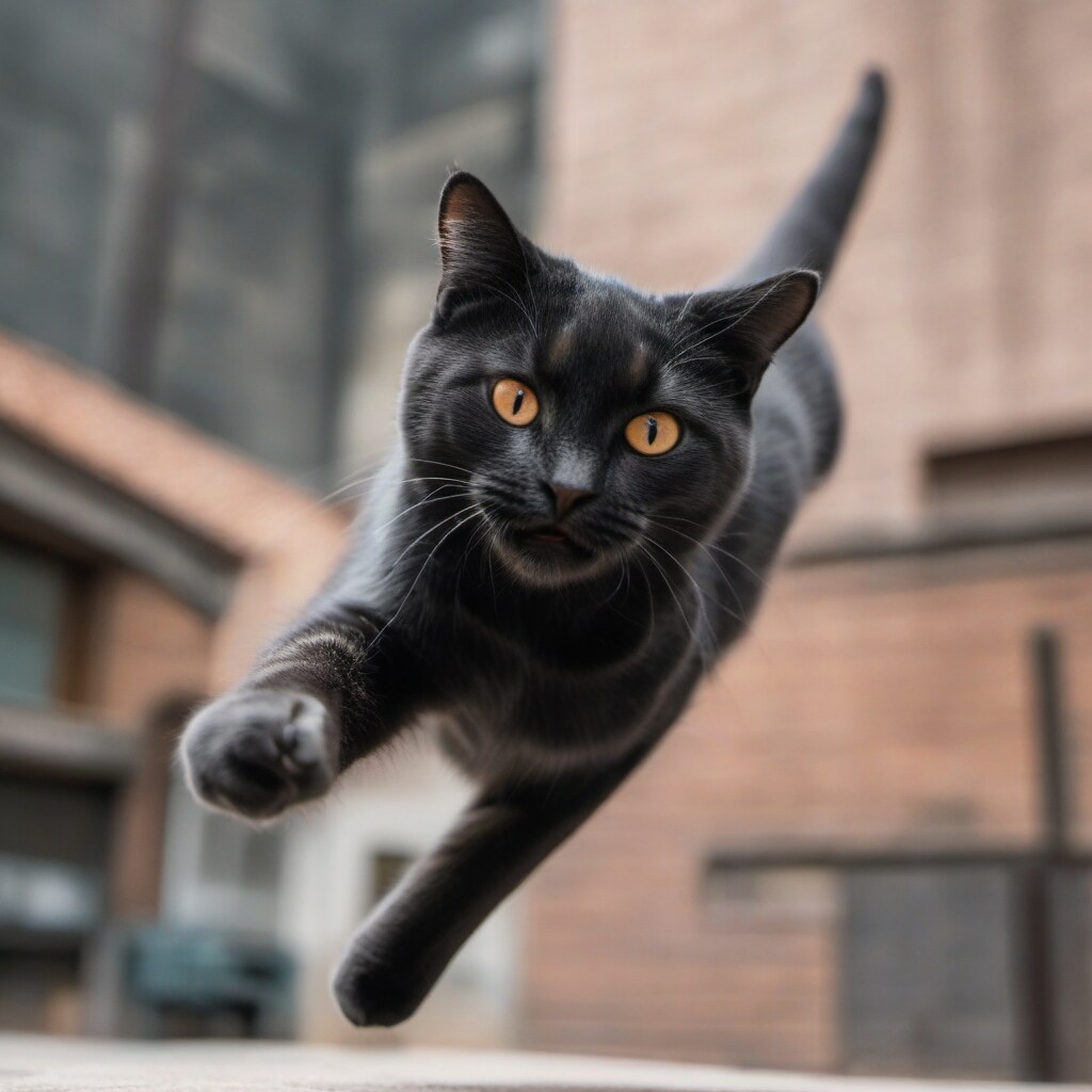 黒猫の一日　ストーリーフォト