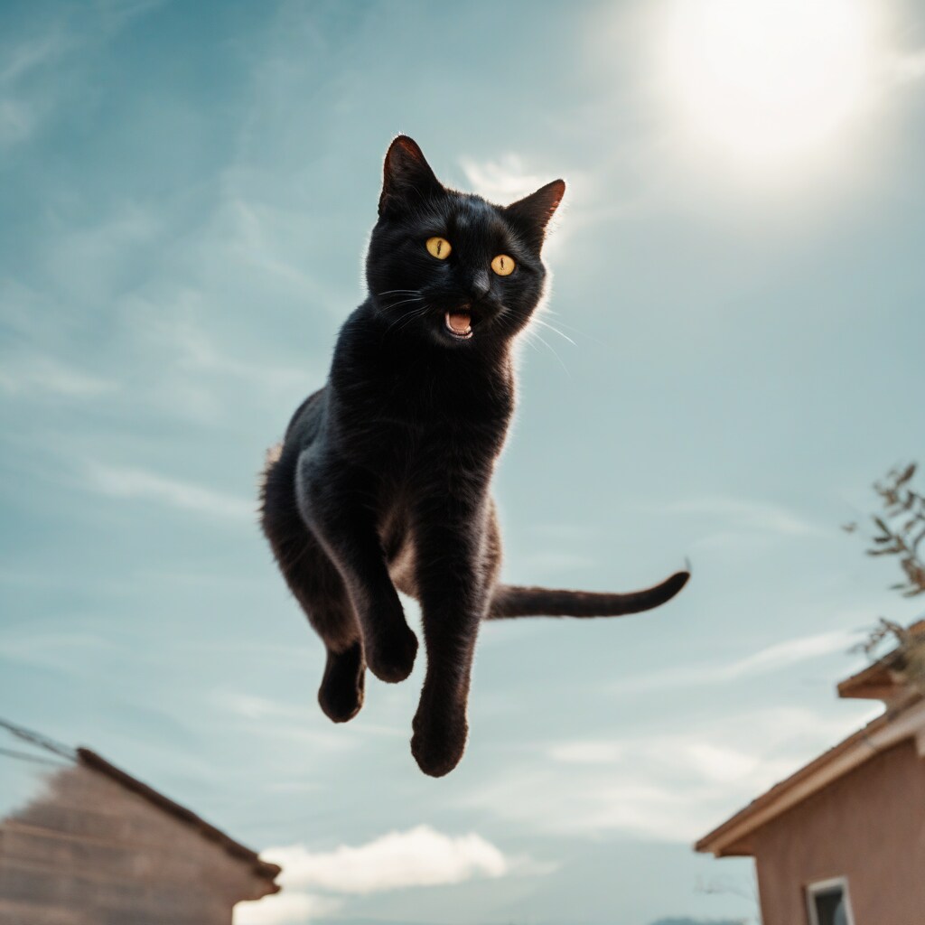 黒猫の一日　ストーリーフォト